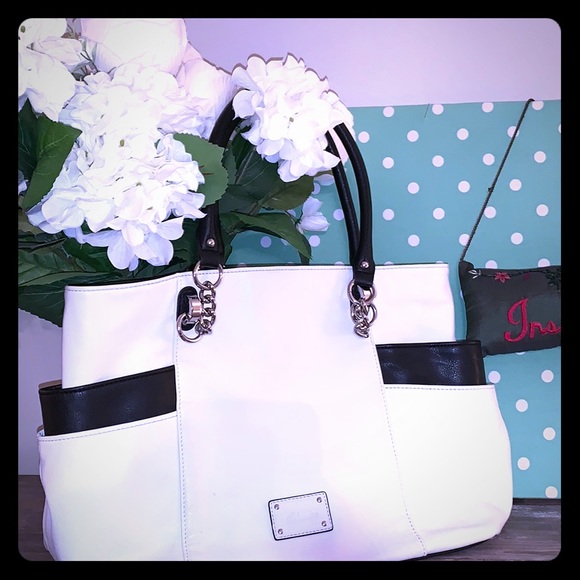 Clarks Handbags - Clark’s Black and White Shoulder Bag
